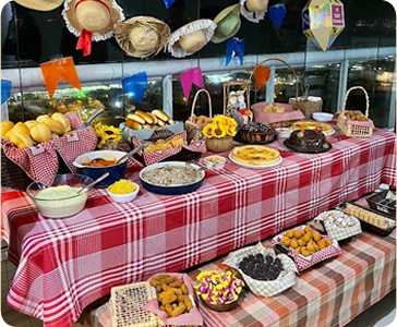Buffet de festa junina corporativa - O 339 Gastronomia