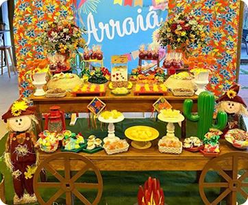 Buffet de festa junina corporativa - O 339 Gastronomia
